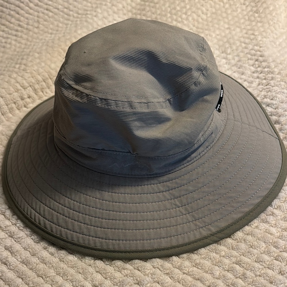 Greenish Gray Wide Brim Hat